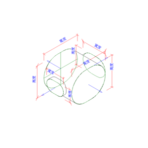 橢圓形十字-直形_V18
